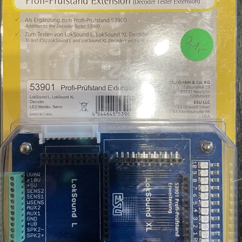 ESU 53901 Profi-Prüfstand Extension (Decoder Tester Extension)