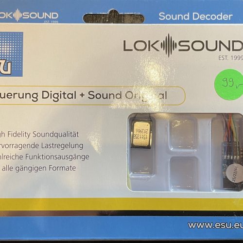 ESU 58813 LokSound5 micro Multiprotokolldecoder mit Einzellitzen