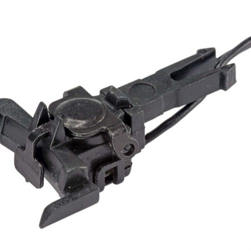 ESU 41002 Automatische, elektromagnetische Digitalkupplung, verstellbar, mit zwei Einzelkabeln AWG36 schwarz 55mm