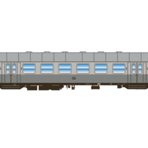 ESU 36518 n-Wagen, H0, B4nb-59, 2. Kl, DB Ep.III, silber, DC, Neu