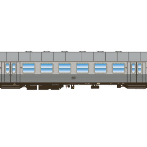 ESU 36519 n-Wagen, H0, B4nb-59, 2. Kl, DB Ep.III, silber, DC, Neu